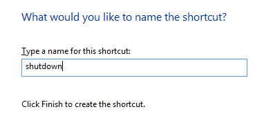 Windows Create Shortcut Configuration